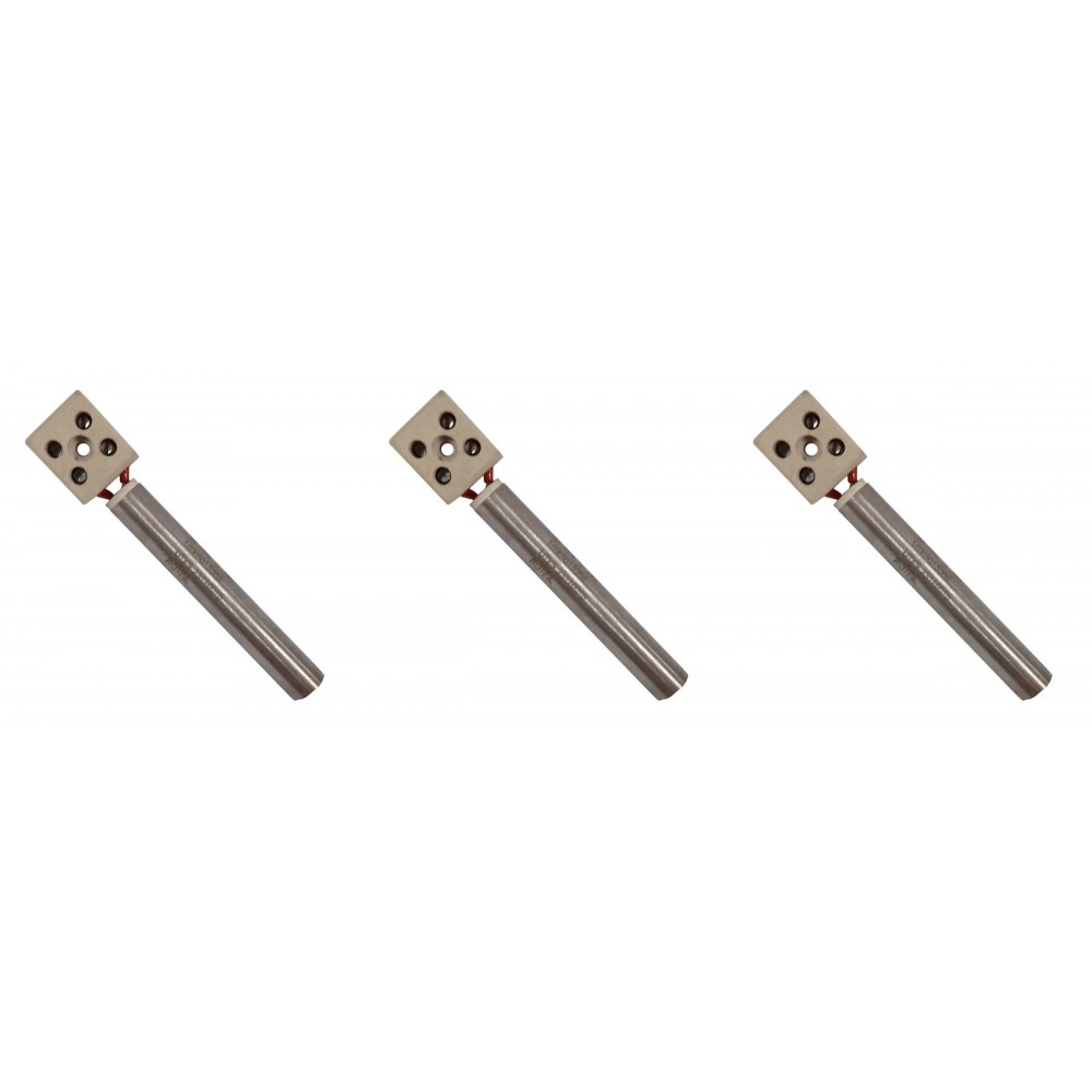 Glühzünder / Zünder für Pelletofen Eurofiamma, Arce, Gesamtlänge 80mm, 250W - 3 Stk. | Glühzünder Pelletofen | Pelletofen Ersatzteile |