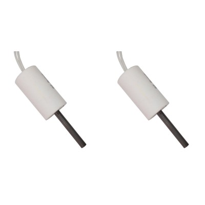 Niedervolt Glühzünder / Zünder für Pelletöfen ComfortBilt, Edilkamin und andere, Gesamtlänge 66mm, 90, 100W, 24 Volt AC - 2 Stk. - Glühzünder Pelletofen