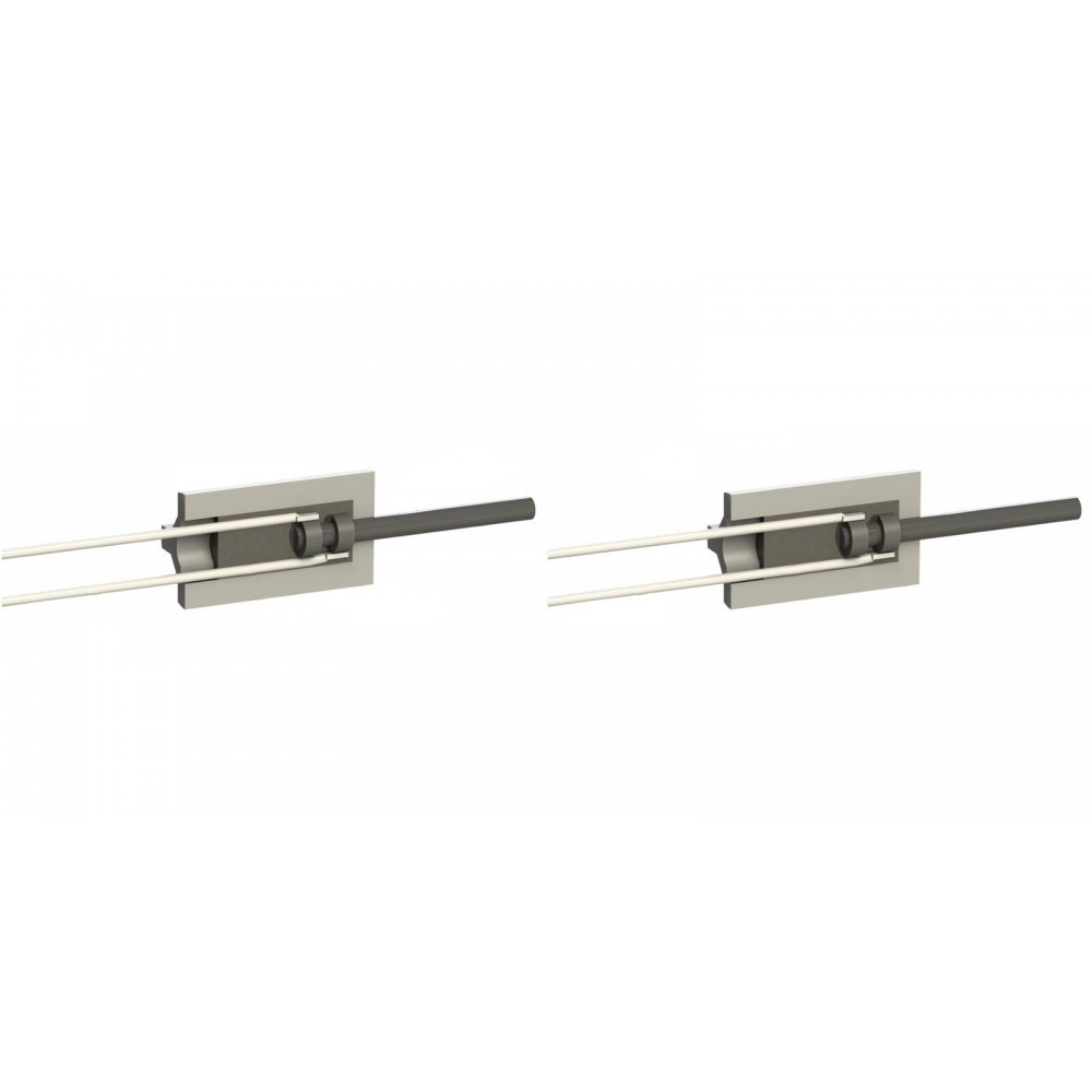 Niedervolt Glühzünder / Zünder für Pelletöfen Eco Spar, BURNiT und andere, Gesamtlänge 65mm, 95W, bis 24V - 2 Stk.