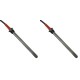 Glühzünder / Zünder für Pelletofen Palladio, Gesamtlänge 145mm, 250W - 2 Stk. | Glühzünder Pelletofen | Pelletofen Ersatzteile |