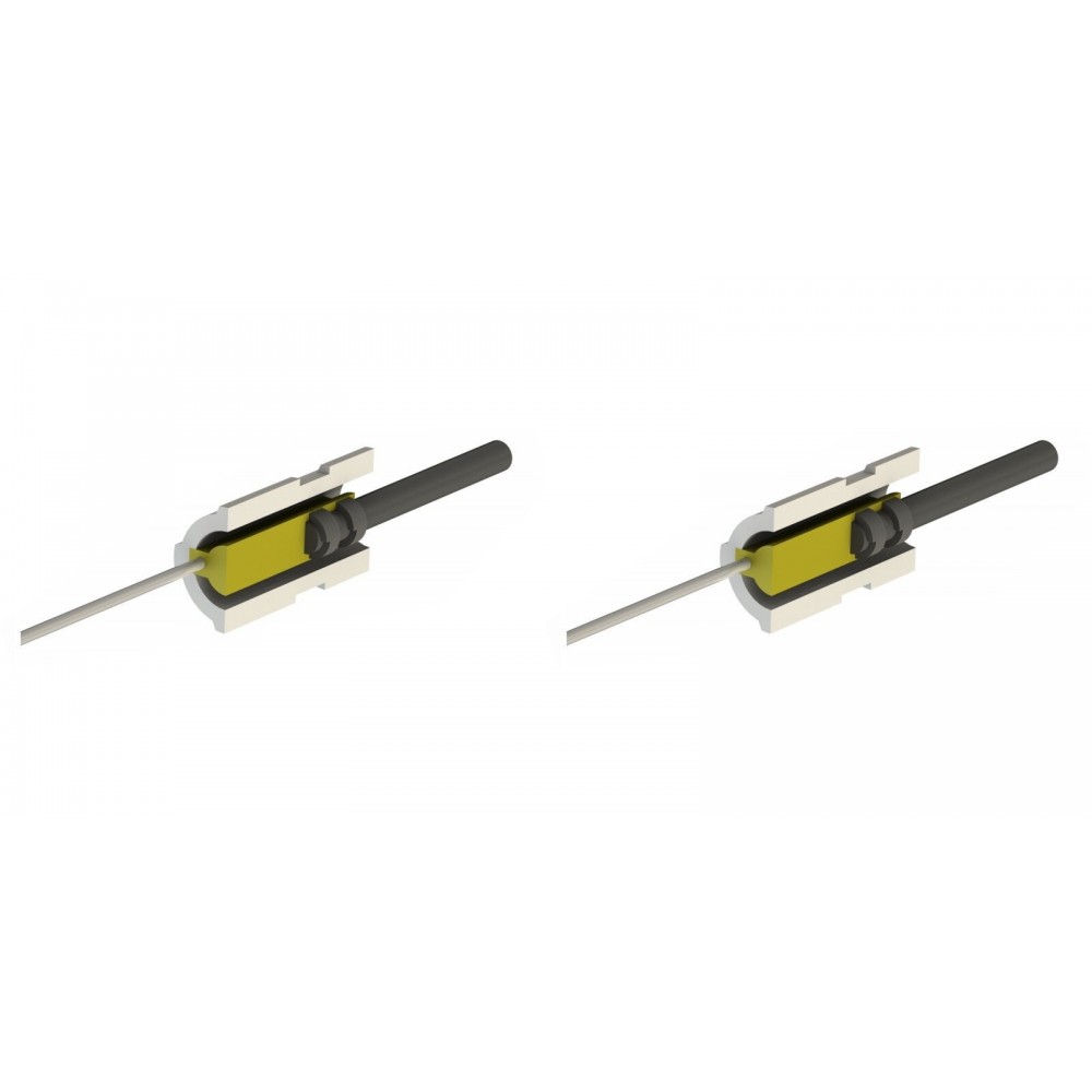 Niedervolt Glühzünder / Zünder für Pelletöfen Eco Spar, BURNiT und andere, Gesamtlänge 65mm, 95W, bis 24V - 2 Stk.