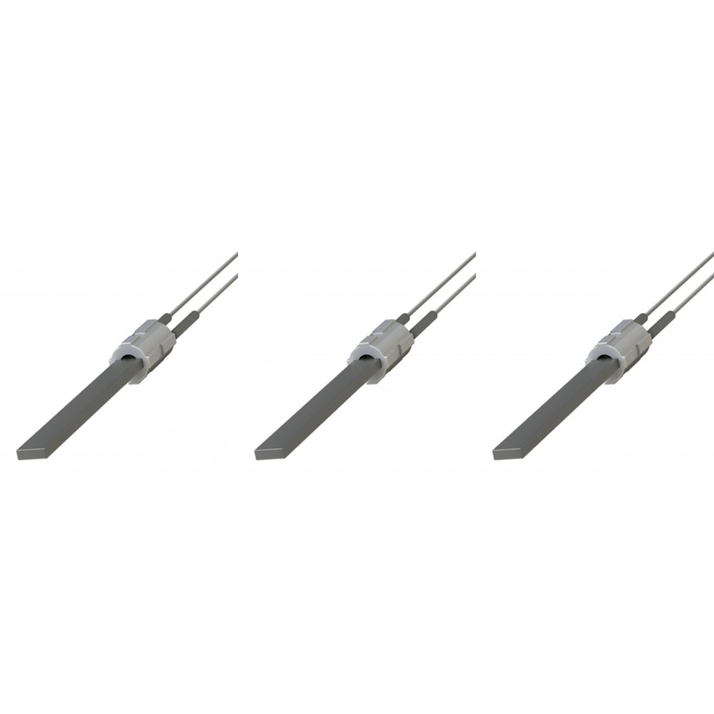 Quarz Glühzünder / Zünder für Pelletofen Eco Spar, BURNiT, Palazzetti, VistaFlame, Whitfield, Lennox und andere, Gesamtlänge 122mm, 400W - 3 Stk. | Glühzünder Pelletofen | Pelletofen Ersatzteile |