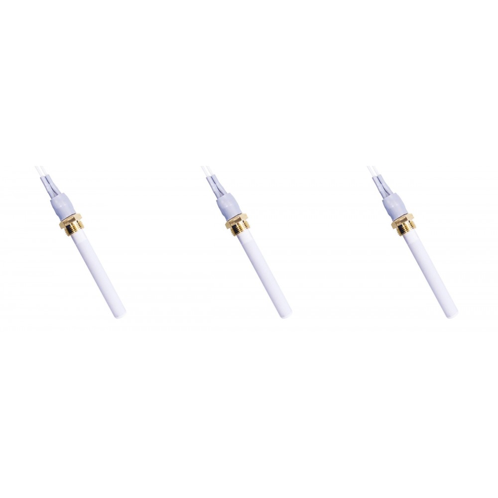 Keramik Glühzünder / Zünder für Pelletofen Eco Spar, BURNiT, Warmflow, Adler, AMG, Ecoteck und andere, Gesamtlänge 88mm, 250W - 3 Stk. | Glühzünder Pelletofen | Pelletofen Ersatzteile |
