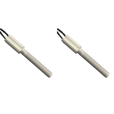 Keramik Glühzünder / Zünder für Pelletöfen Eco Spar, BURNiT, Ashley, Adler, AMG, Piazzetta und andere, Gesamtlänge 102mm, 250W - 2 Stk. - Glühzünder Pelletofen