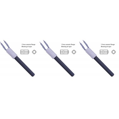 Keramik Glühzünder / Zünder für Pelletöfen BURNiT, Palazzetti Gesamtlänge 113mm, 260W - 3 Stk. - Glühzünder Pelletofen