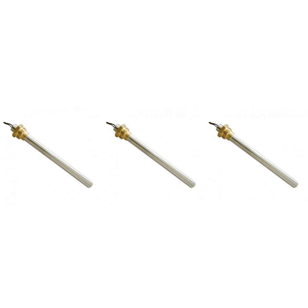 Glühzünder für Pelletofen BURNiT, Piazzetta, Karmek, MCZ, Ungaro, Superior, Cadel und andere, Gesamtlänge 185 mm, 350W - 3 Stk.