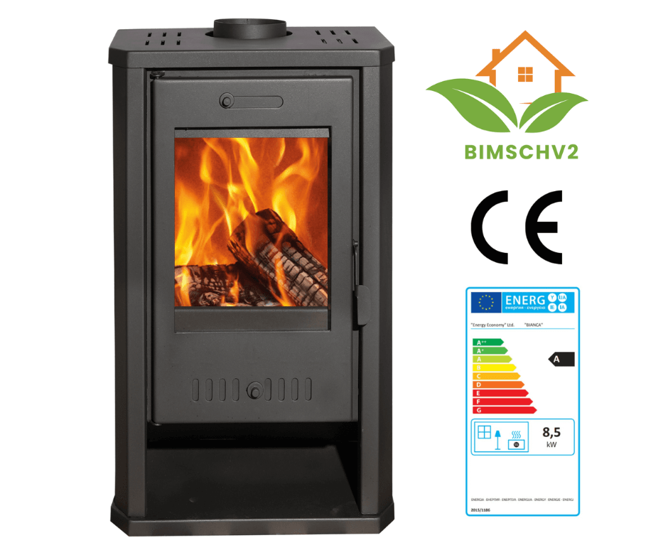 Trockener Holzkamin