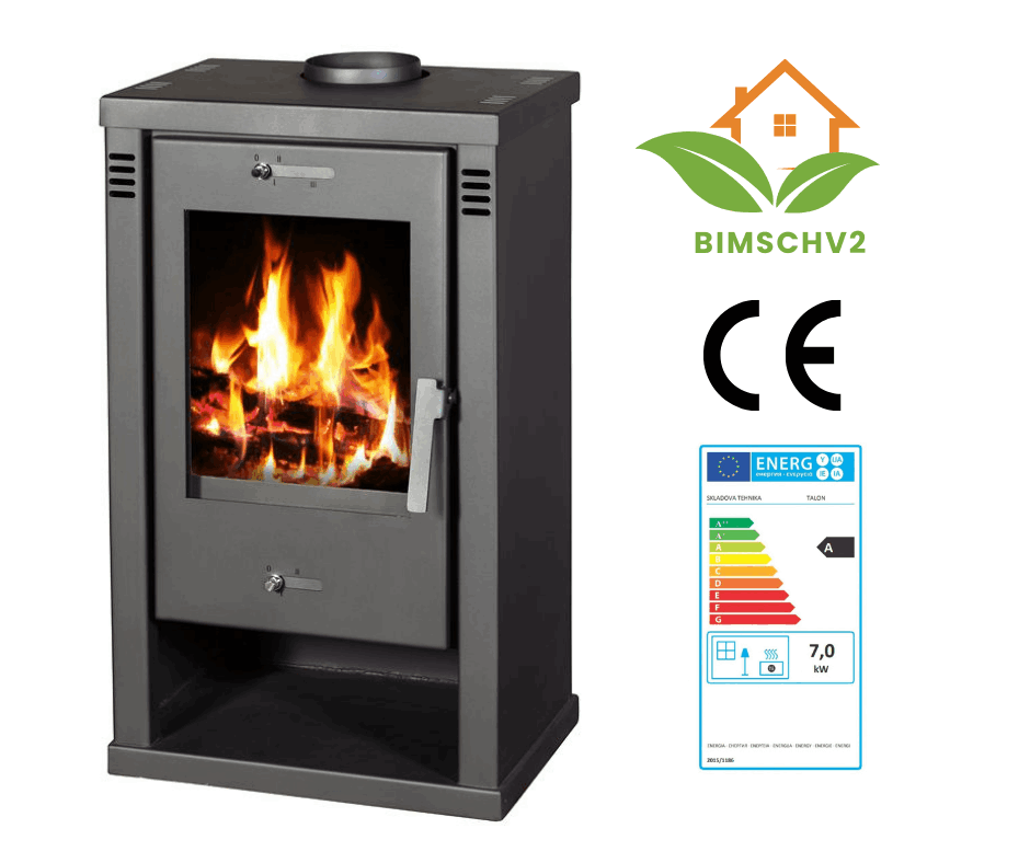 Trockener Holzkamin