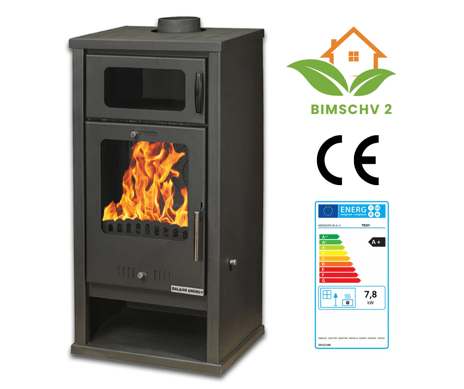 Trockener Holzkamin